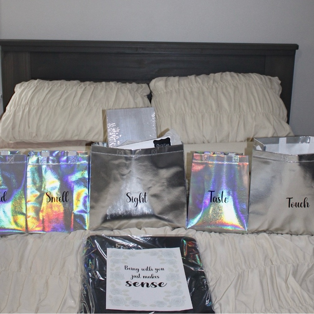 Holographic Sensory Gift Bags Set
